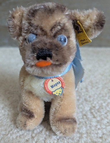 Vintage steiff mopsy - pug, dog
